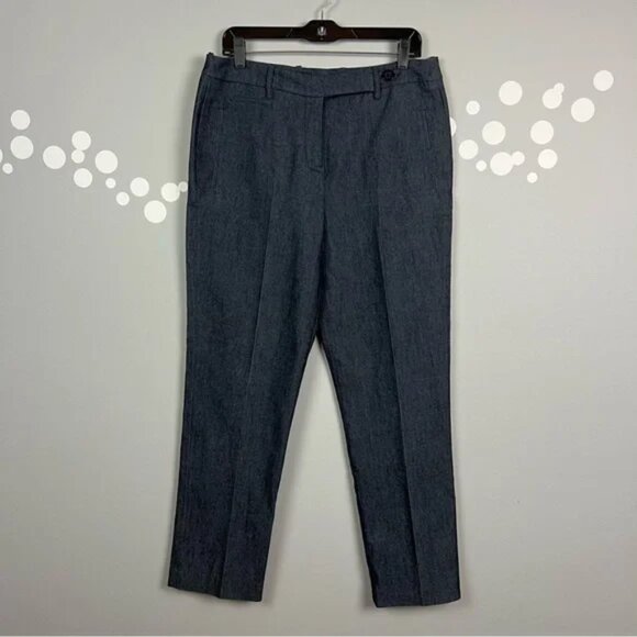 Sandro Strainght-Leg Pants Size 8 Cotton Blend Trousers - Picture 1 of 7